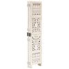 vidaXL Hand carved 5-Panel Room Divider White 200x165 cm Solid Mango Wood