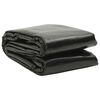 vidaXL Pool Cover Black 549x274 cm PE