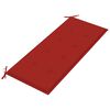 vidaXL Garden Bench with Cushion 120 cm Bamboo