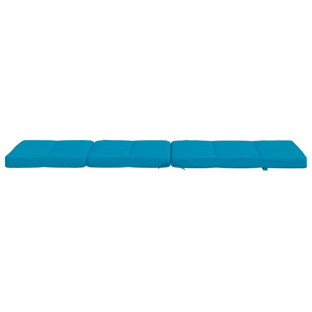 vidaXL Deck Chair Cushions 2 pcs Light Blue Oxford Fabric