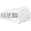 vidaXL Party Marquee White 8x4 m