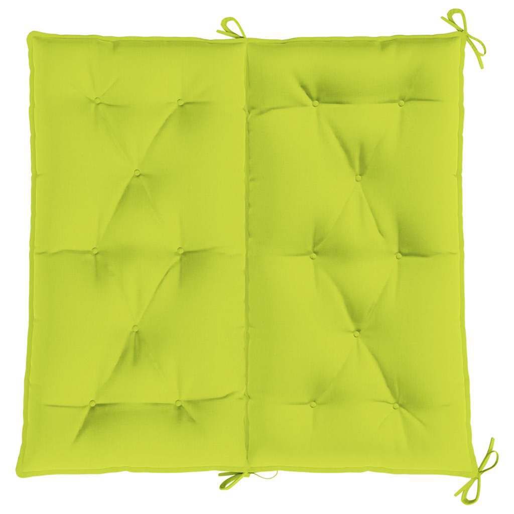 vidaXL Garden Bench Cushion Bright Green 100x(50+50)x7cm Oxford Fabric