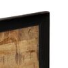 vidaXL Mirror with Shelves 80x8x55 cm Glass and Solid Wood Mango