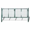 vidaXL Garden Mesh Gate Fence Door Wall Grille 300x75 cm