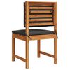 vidaXL Garden Chair 2 pcs Brown 50 x 50 x 91cm Solid Acacia wood