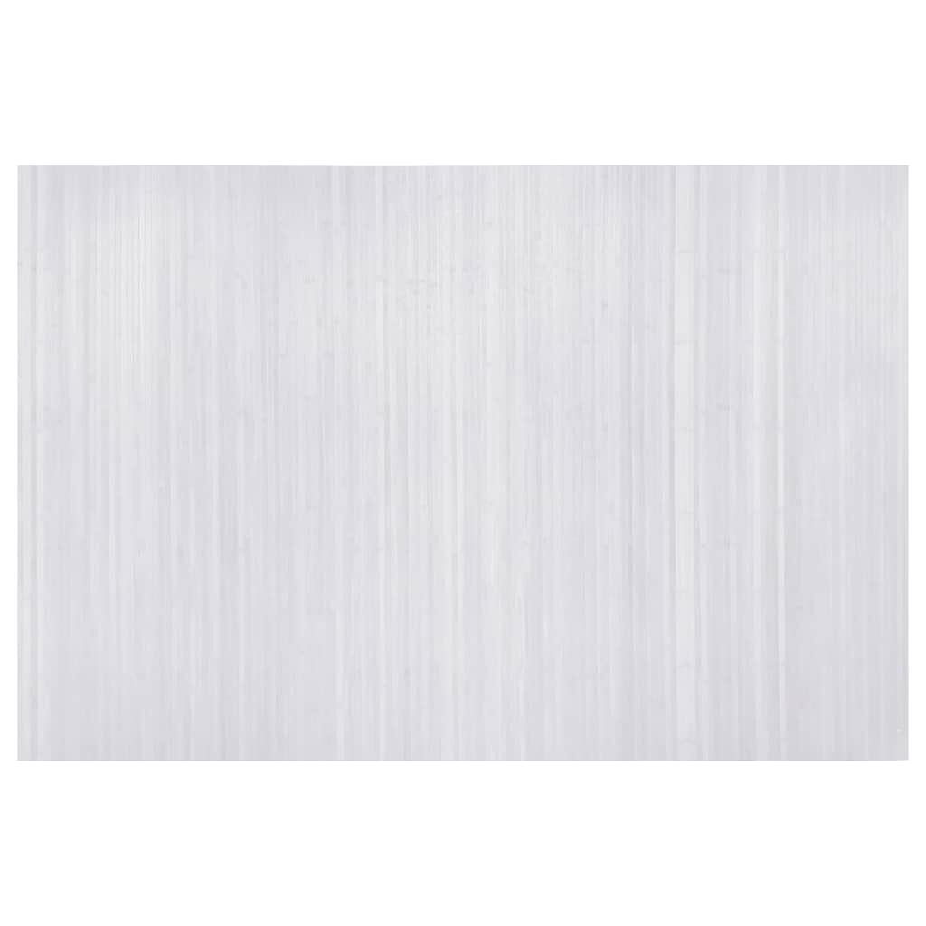 vidaXL Room Divider Bamboo White 250x165 cm