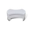 vidaXL Coffee Table Shape-adjustable High Gloss White