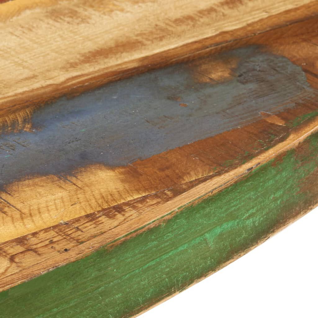 vidaXL Dining Table 140x80x75 cm Solid Reclaimed Wood