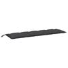 vidaXL Garden Bench Cushions 2 pcs Melange Anthracite 180x50x7 cm Fabric