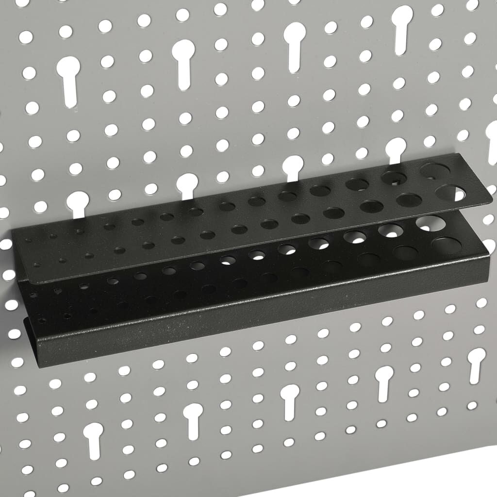 vidaXL Wall-mounted Peg Boards 3 pcs 40x58 cm Steel