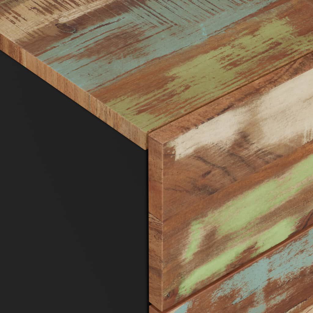 vidaXL Bedside Cabinet 50x33x62cm Solid Wood Reclaimed&Engineered Wood