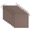 vidaXL Outdoor Dining Chairs 8 pcs with Cushions Solid Acacia Wood