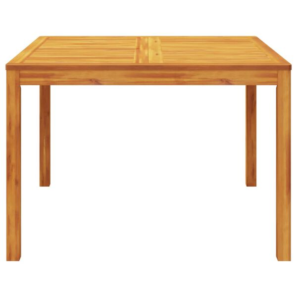 vidaXL Garden Dining Table 110x110x75 cm Solid Wood Acacia