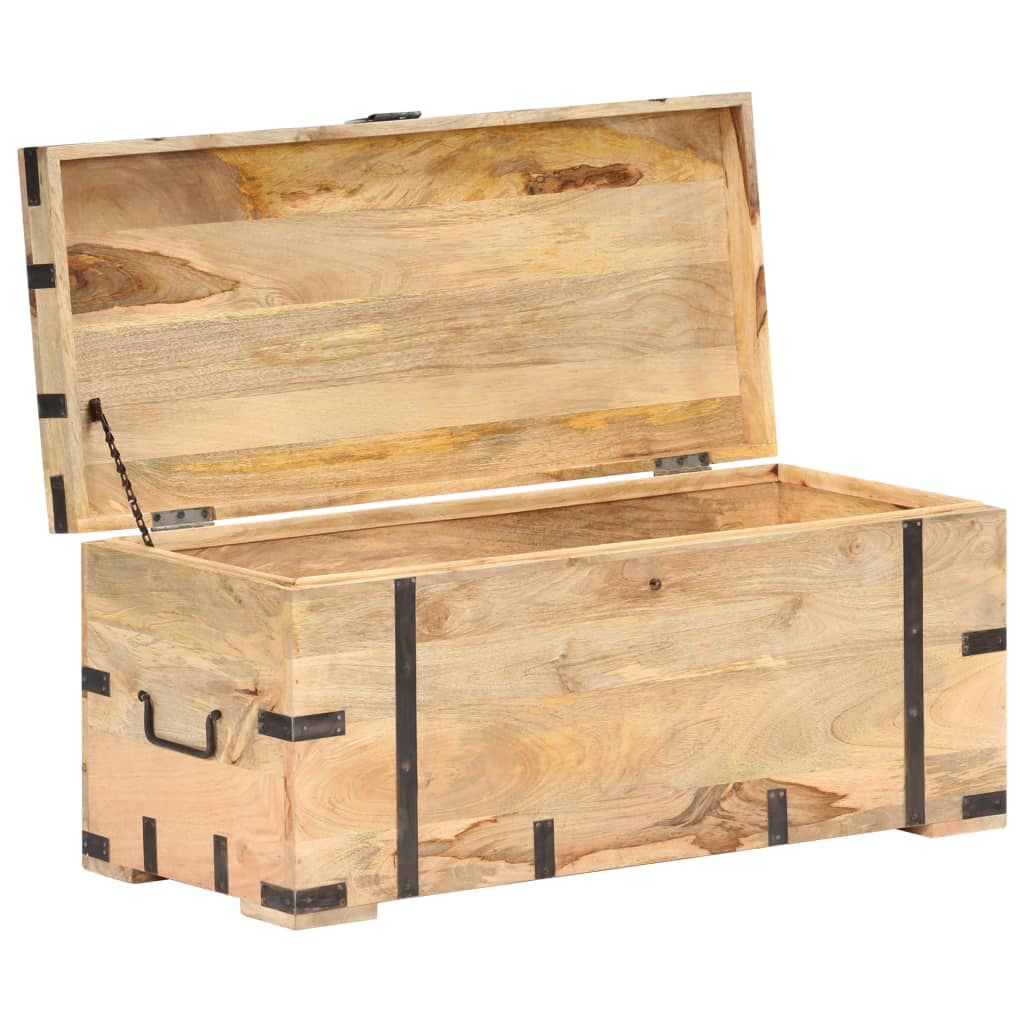 vidaXL Chest 90x40x40 cm Solid Mango Wood