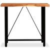 vidaXL Bar Table Solid Acacia Wood 120x60x107 cm