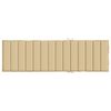 vidaXL Sun Lounger Cushion Melange Beige 200x60x4 cm Fabric