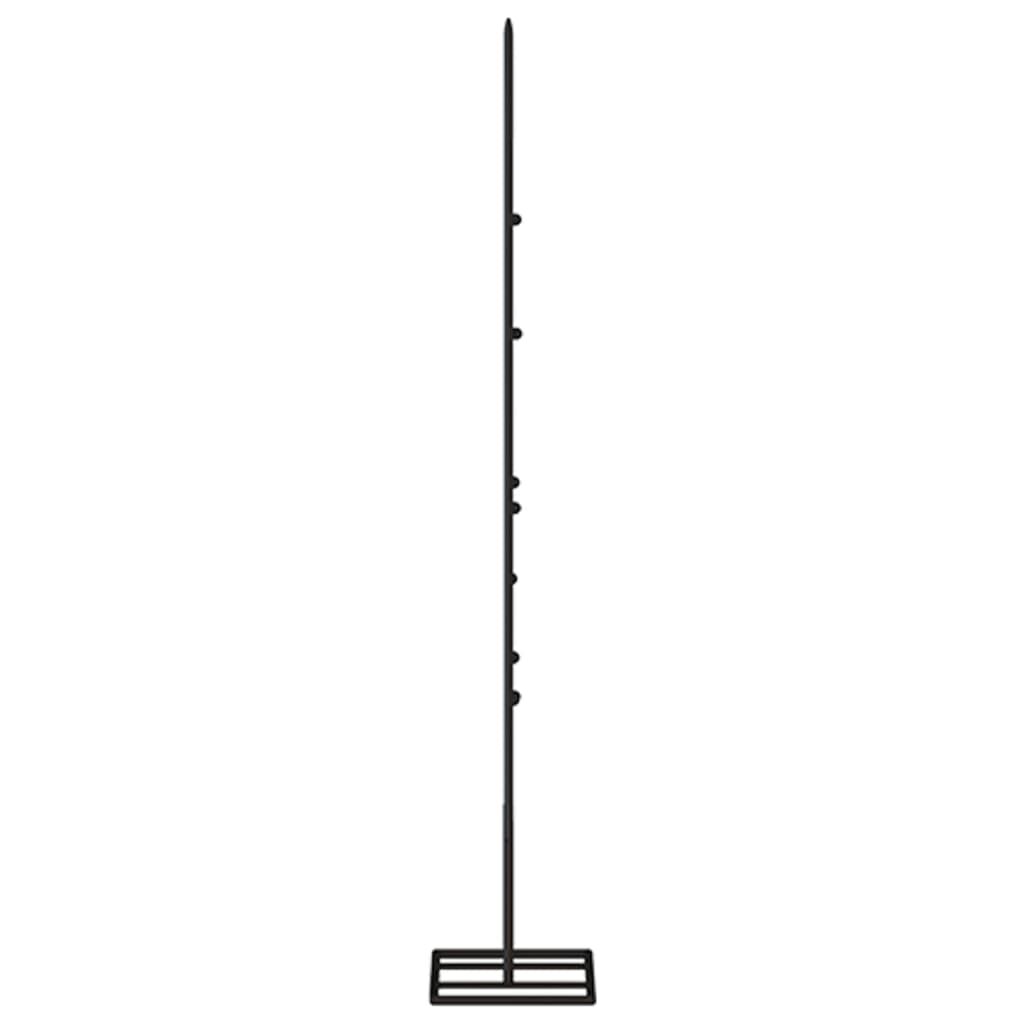 vidaXL Metal Christmas Tree for Decoration Black 60 cm