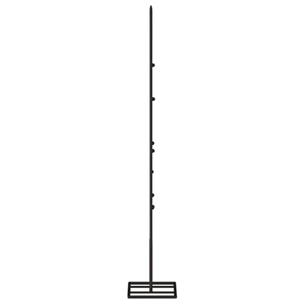 vidaXL Metal Christmas Tree for Decoration Black 60 cm