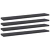 vidaXL Bookshelf Boards 4 pcs Grey 60x10x1.5 cm Engineered Wood