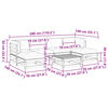 vidaXL 7 Piece Garden Sofa Set with Cushions Solid Wood Pine
