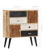 vidaXL Sideboard 70x30x78 cm Solid Mango Wood