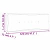 vidaXL Pallet Cushions 3 pcs Grey Fabric