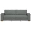 vidaXL 3-Seater Sofa Dark Grey 220x78x84 cm Fabric