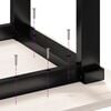 vidaXL Dining Table Legs O-Frame 180x80x73 cm Steel