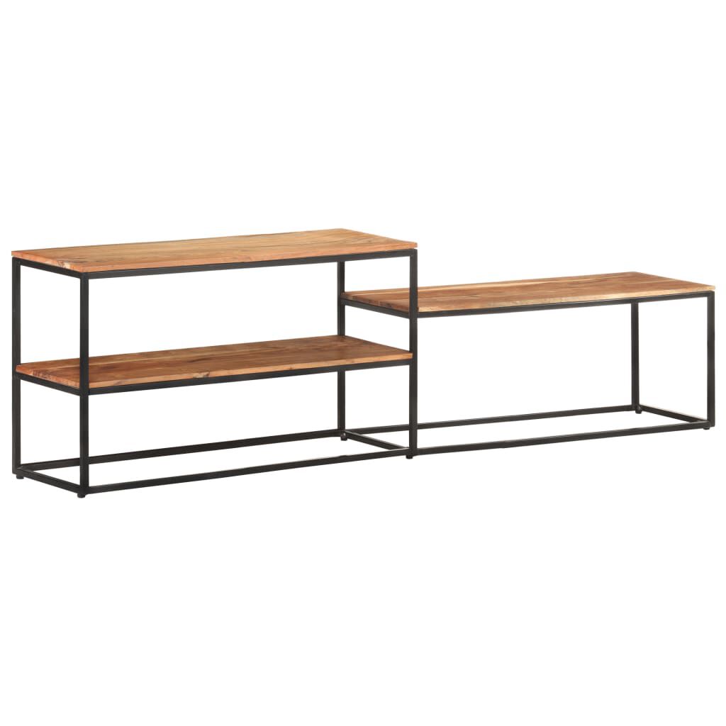 vidaXL TV Cabinet 180x30x50 cm Solid Acacia Wood
