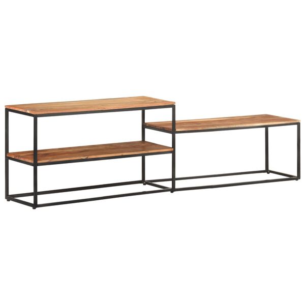 vidaXL TV Cabinet 180x30x50 cm Solid Acacia Wood