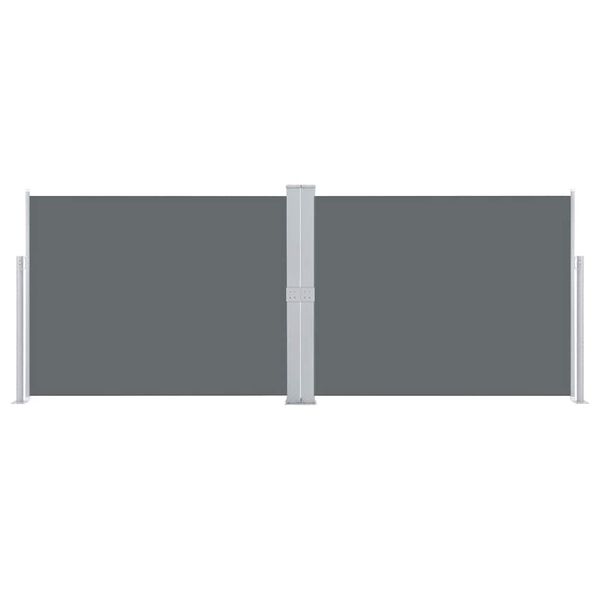 vidaXL Retractable Side Awning Anthracite 140x1000 cm