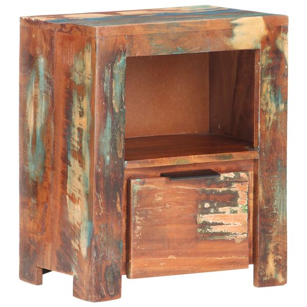 vidaXL Bedside Cabinet 40x30x50 cm Solid Reclaimed Wood