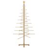 vidaXL Wooden Christmas Tree with Stand Brown 210 cm Bamboo