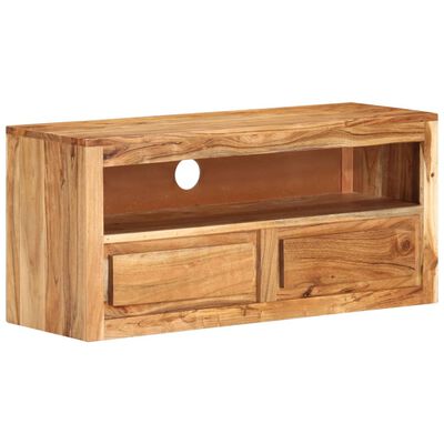 vidaXL TV Cabinet 88x30x40 cm Solid Wood Acacia