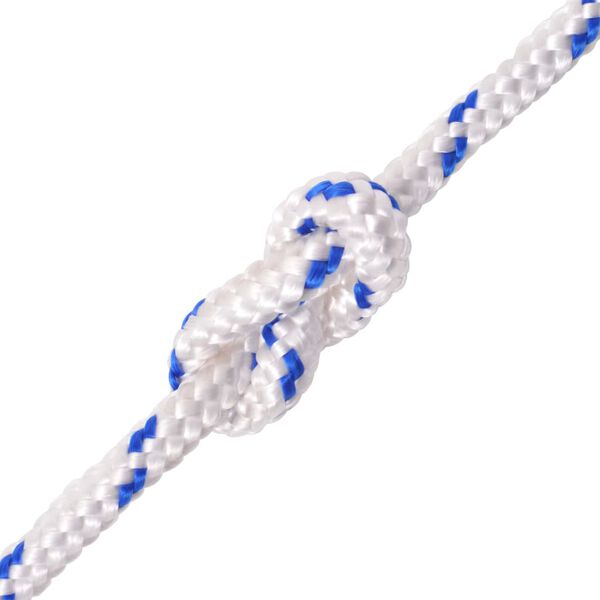 vidaXL Marine Rope Polypropylene 14 mm 50 m White