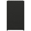 vidaXL C Table Black 40x35x60 cm Poly Rattan