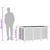 vidaXL Garden Storage Box 150x80x75 cm Solid Wood Acacia