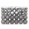 vidaXL Christmas Baubles 100 pcs Grey 3 / 4 / 6 cm