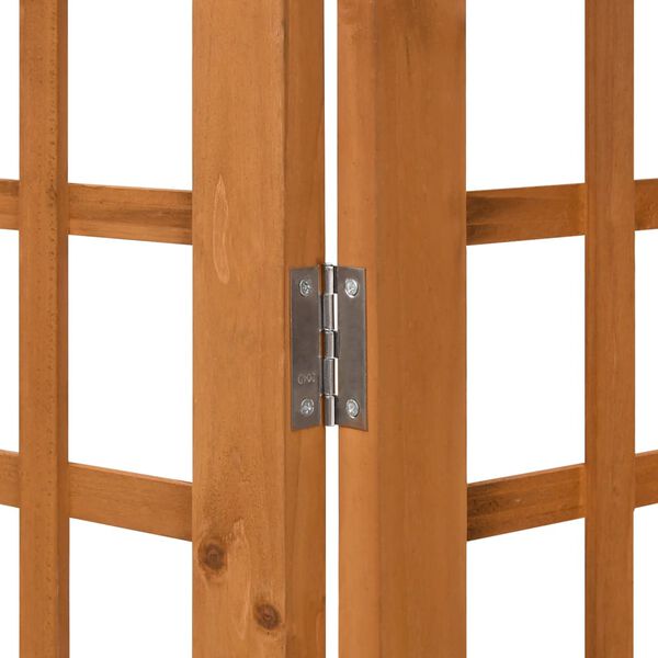 vidaXL 3-Panel Room Divider/Trellis Solid Fir Wood 121x180.5 cm