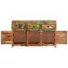 vidaXL Sideboard 110x30x65 cm Solid Wood Reclaimed