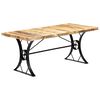 vidaXL Dining Table 180x90x76 cm Solid Mango Wood