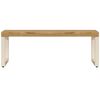 vidaXL Coffee Table 100x50x35 cm Solid Mango Wood and Steel