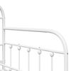 vidaXL Daybed Frame White 100 x 200 cm Powder-Coated Steel