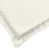 vidaXL Lowback Chair Cushions 2 pcs Melange Cream 100x50x4 cm Fabric