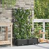 vidaXL Garden Black 80 x 40 x 126 cm Steel