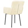 vidaXL Dining Chairs 2 pcs Cream Velvet