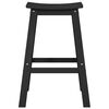 vidaXL Bar Stool 2 pcs Black 52 x 43 x 73.5 cm HDPE