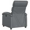 vidaXL Recliner Chair Grey Faux Leather
