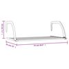 vidaXL Drying Racks 2 pcs 53x33x18 cm Aluminium