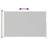 vidaXL Patio Retractable Side Awning 220x300 cm Cream